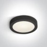 15W LED Plafonas 4000K Juodas 62115F/B/C