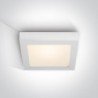 22W LED Plafonas 3000K Baltas 62122F/W/W