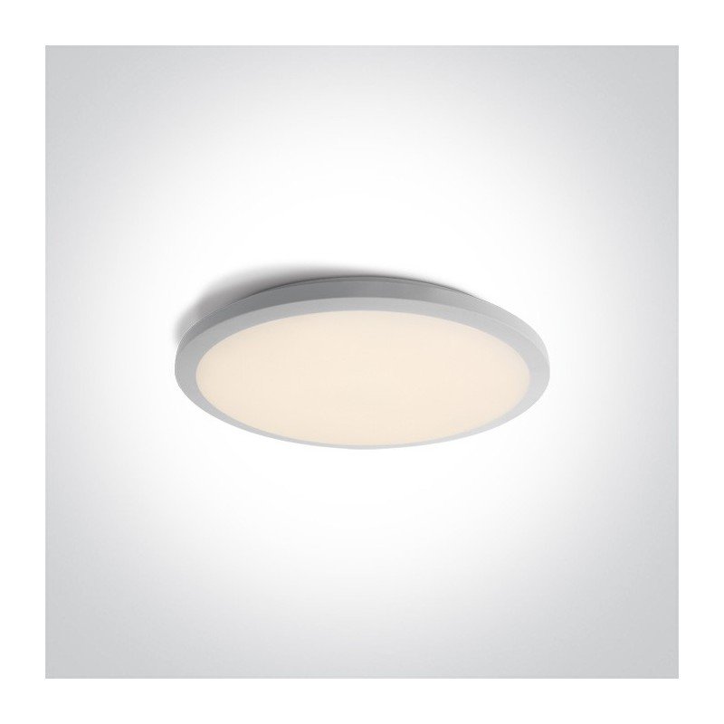 24W LED Plafonas 3000K Baltas 67448/W/W