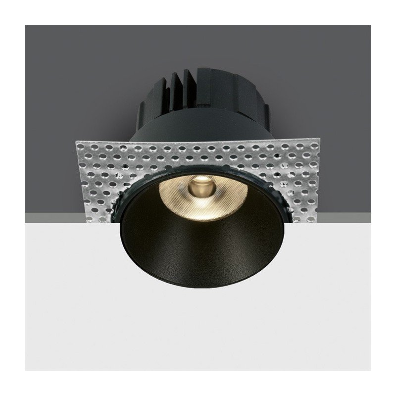 6,5W LED Priglaistomas šviestuvas 3000K Juodas 10107BT/B/W